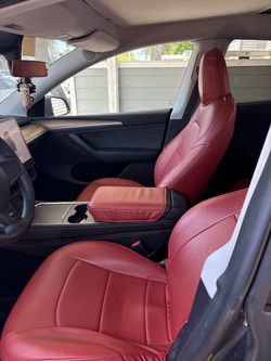 Tesla Model Y Leather Seat Covers