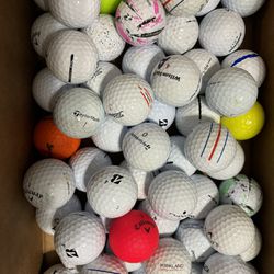 60  Miscellaneous Golf Balls Callaway Chrome SoftX Taylor Made Tp5 Srixon 