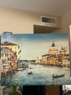 Beautiful canvas picture of Venice, Italy