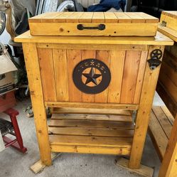 Hieleras De Madera Rústicas En Venta de