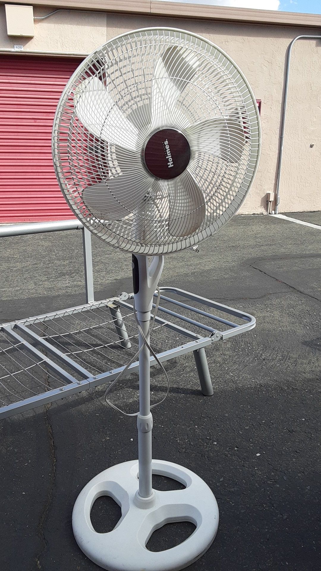 Holmes oscillating pedestal fan.