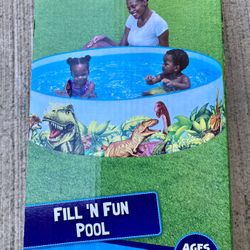 NEW Splash And Play Dinosaur Swimming Pool