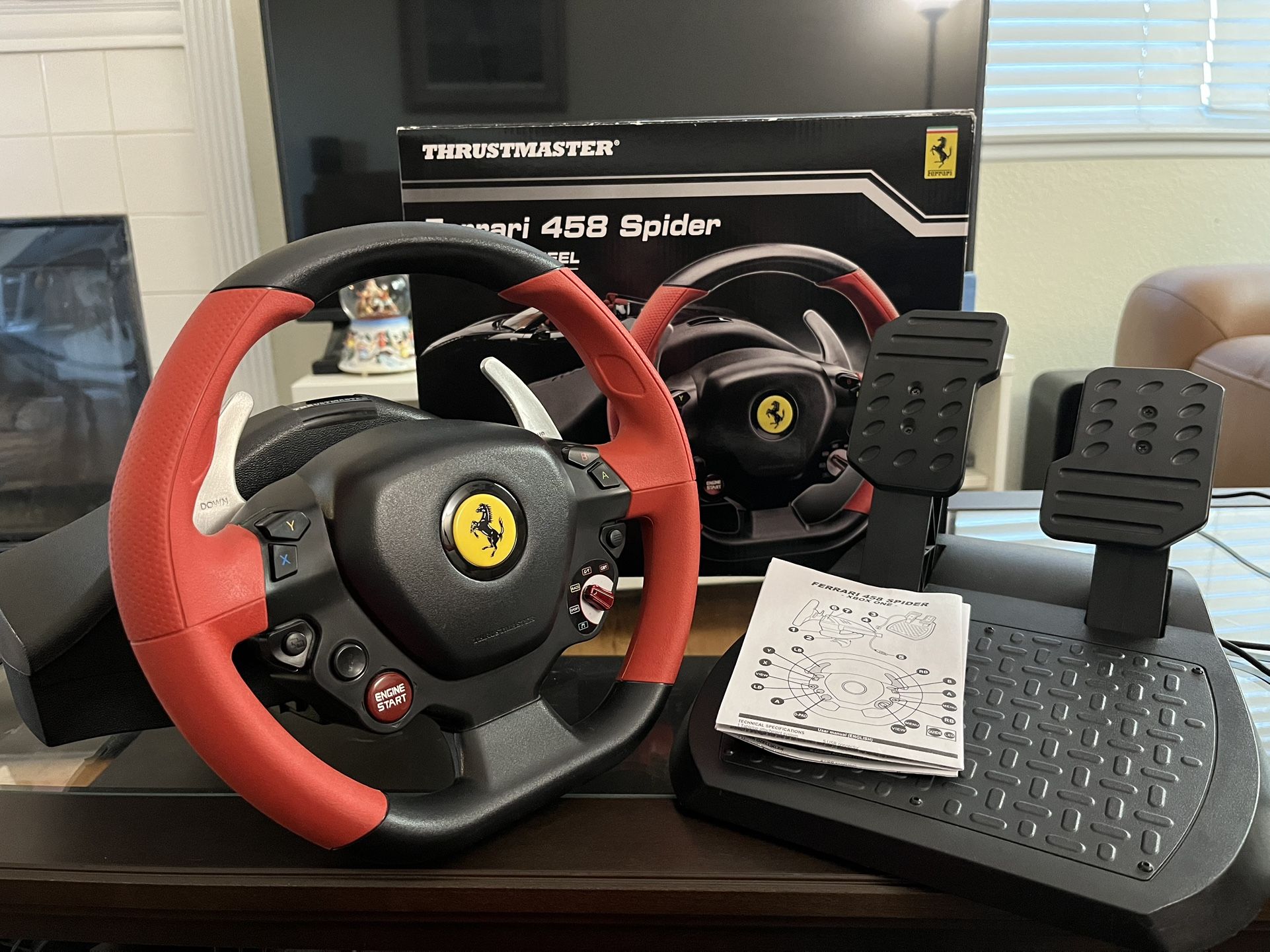 Thrustmaster Ferrari 458 Spider Xbox One Racing Wheel
