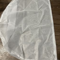 2 Clear Laundry Bags 