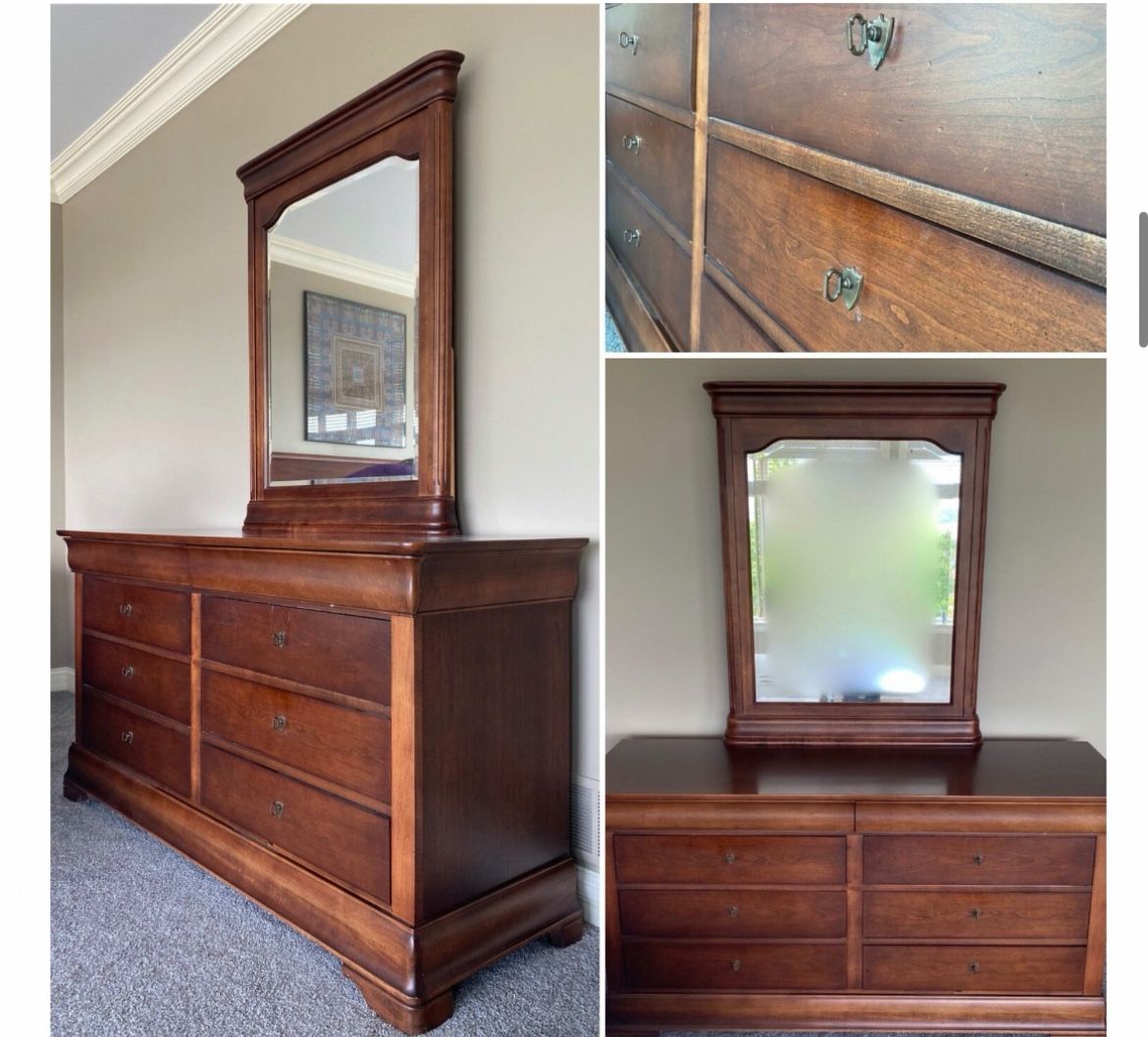 National Mount Airy King Sleigh Bedroom Set
