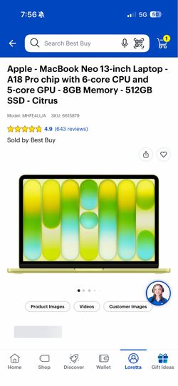 MacBook Neo brand new