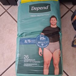 Depends For Men Size XL  TG Maximale