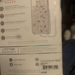 Kate Spade Mother Of Pearl  iPhone X/Xs  Cover