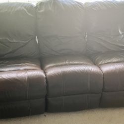 Ashley Furniture Couch with Dual Recliner