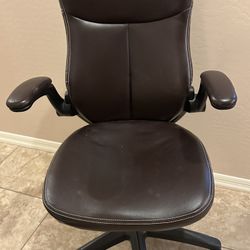 Leather Mid Back Chair