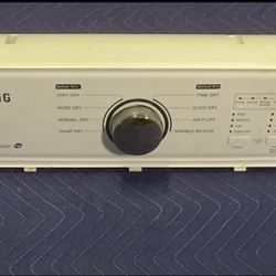 Samsung Dryer Control Panel w Control Boards  P#DC63-01459A,DC92-01736A