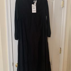 Zara Long Black Dress