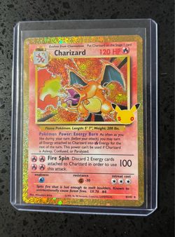 Charizard 30th anniversary holo
