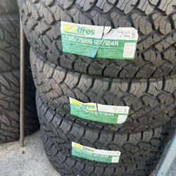 LT315/75/16 Tbb  New Tires Set Of 4 Installed And Balanced Set De 4 Llantas Nuevas Instaladas Y Balanceadas