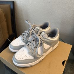 Grey and White Dunks