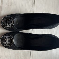 Tory Burch Sophie Wedge Suede Size 6