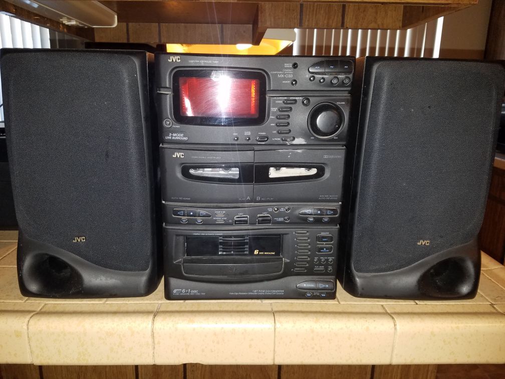 JVC Stereo MX-C33 Six Disc Changer