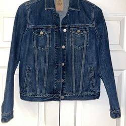 womens sz XS jean jacket (GAP)