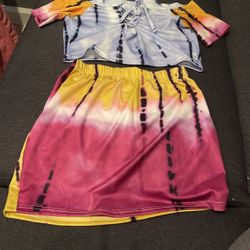 2pc Skirt Set  (small)
