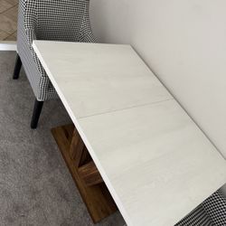 White Dining Table With Chairs