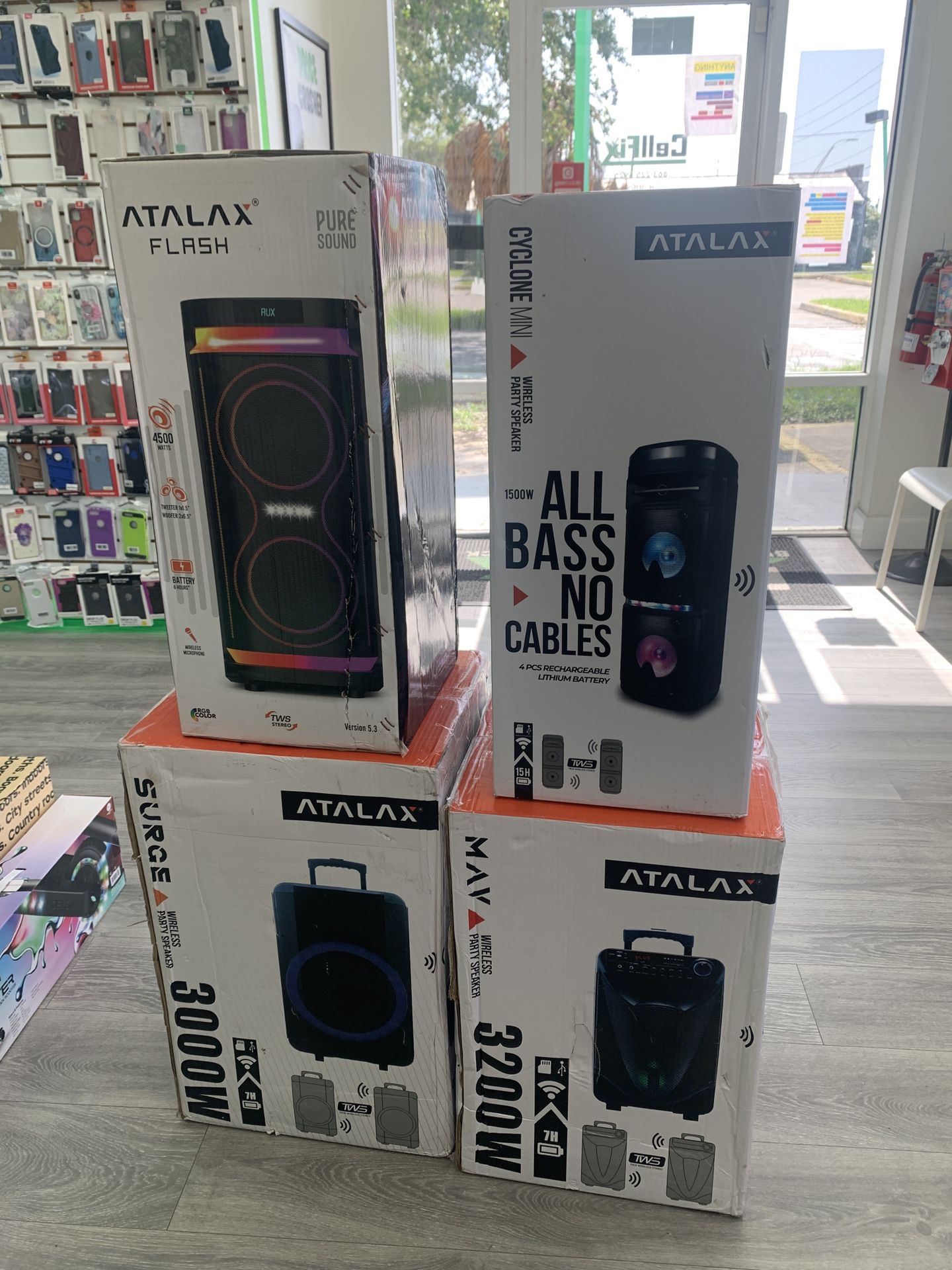 Connectable Bluetooth Tower Speakers