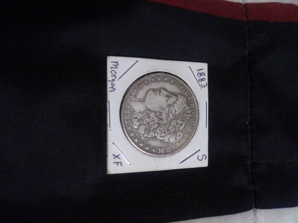 1883 Morgan Silver Dollar S