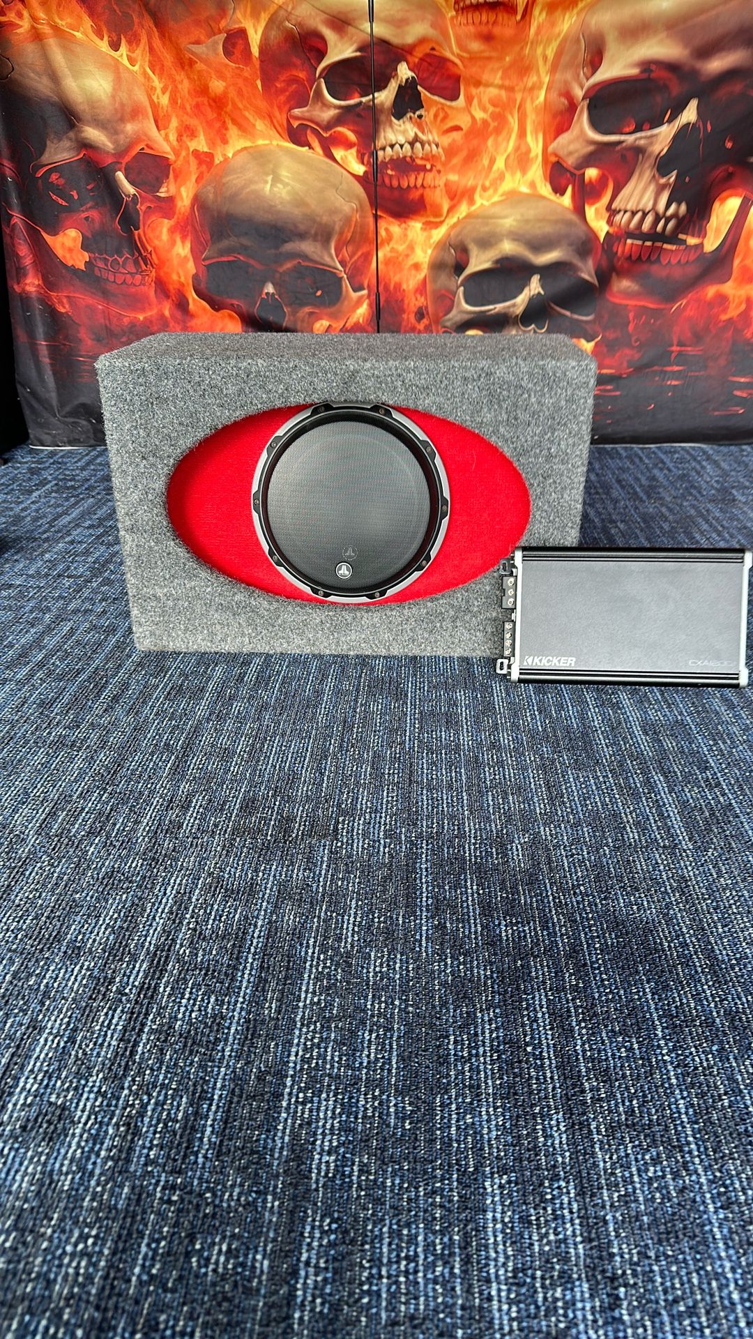 JL AUDIO REDEYE SUBWOOFER  And kicker Amplifier