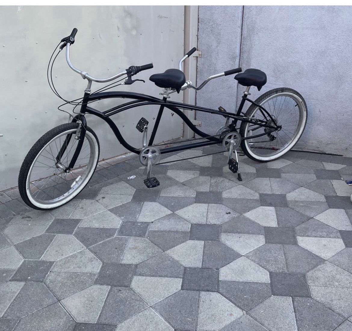 Tandem Beach Cruiser bicycle Built For Two