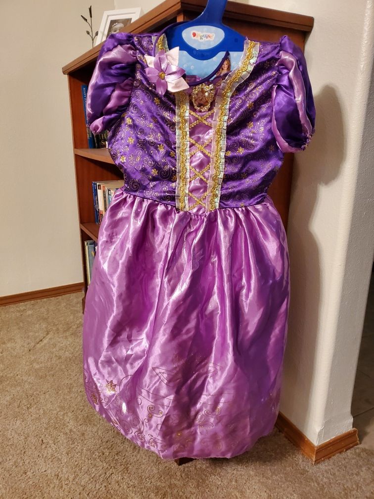 Rapunzel Costume Size 7-8