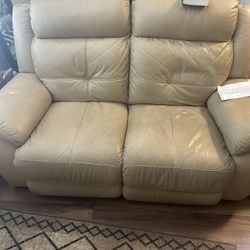 Leather Loveseat