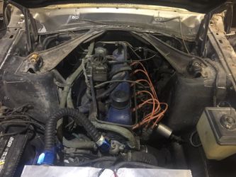 200 CI ford motor in a 72 maverick runs great willing to sell 3 speed tranny as well