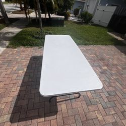 Plastic Table Folded 