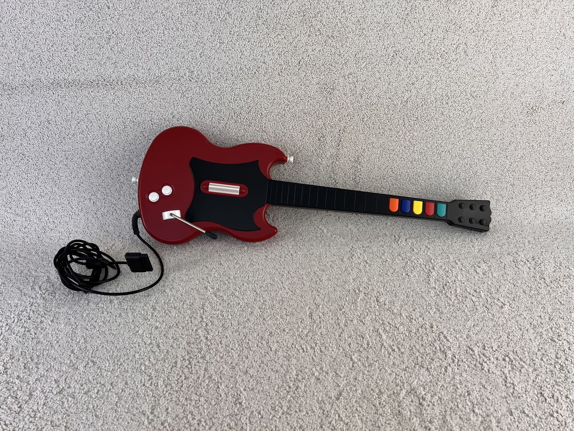 Guitar Hero Gibson SG Red Octane Wired Controller Playstation 2 PS2 PSLGH