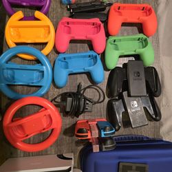 Nintendo Switch OLED White Bundle + Tons of Accessories – $275 OBO
