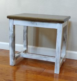 Rustic Farmhouse Style Stool