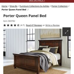 Ashley Furniture Porter Queen Panel Bed