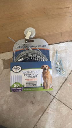 Trolley & Tie-Out Dog Cable