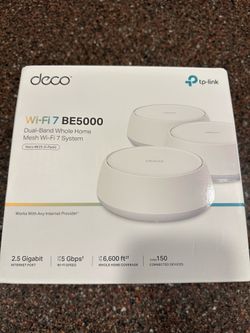 TP-Link Deco - BE5000 WiFi 7 Mesh Wi-Fi System