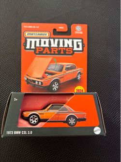 MATCHBOX MOVING PARTS MBX 1973 BMW CSL 3.0 orange