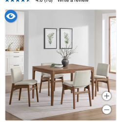 5 Pieces Dining Table 