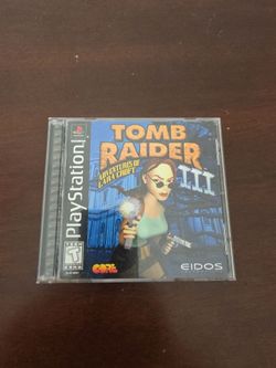 PlayStation 1 Tomb Raider III Adventures of Lara Croft PS1 NO GAME CASE & MANUAL