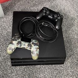 PS4 Console With 2 Controllers 