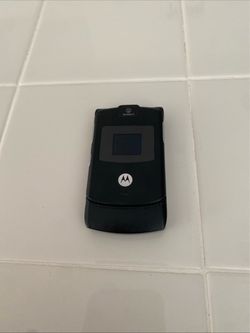 Motorola RAZR V3 Flip Phone Black