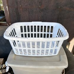 Laundry basket in perfect condition!  Size in pics.