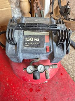 Nice Used Porter/Cable air Compressor.  150psi.
