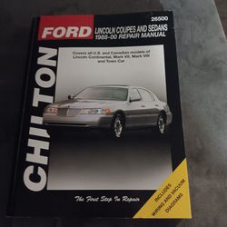 Chilton Repair Manual 
