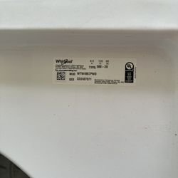 Whirlpool Washer 2 Years Old 