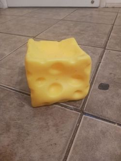 Jumbo yellow cheese squishy