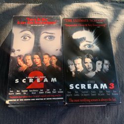 Scream 2And 3 VHS Bundle - Electronics