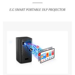 EG Portable, Smart Projector, Stereo Speaker Projector For iPhones And Androids
